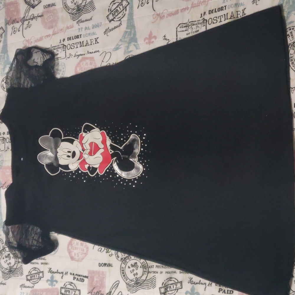 Disney black Minnie mouse dress